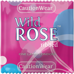 CautionWear® Wild Rose™ condom