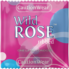 CautionWear® Wild Rose™ condom