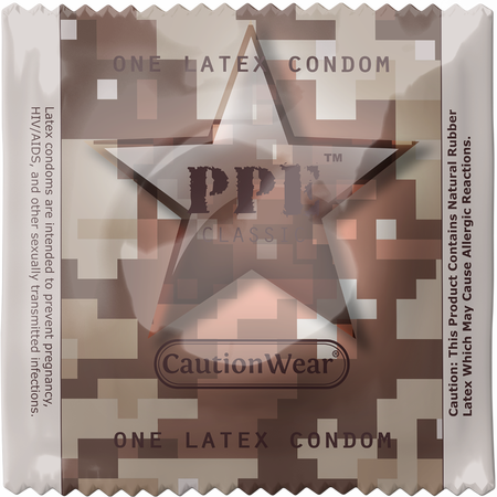 CautionWear® PPE™ condom